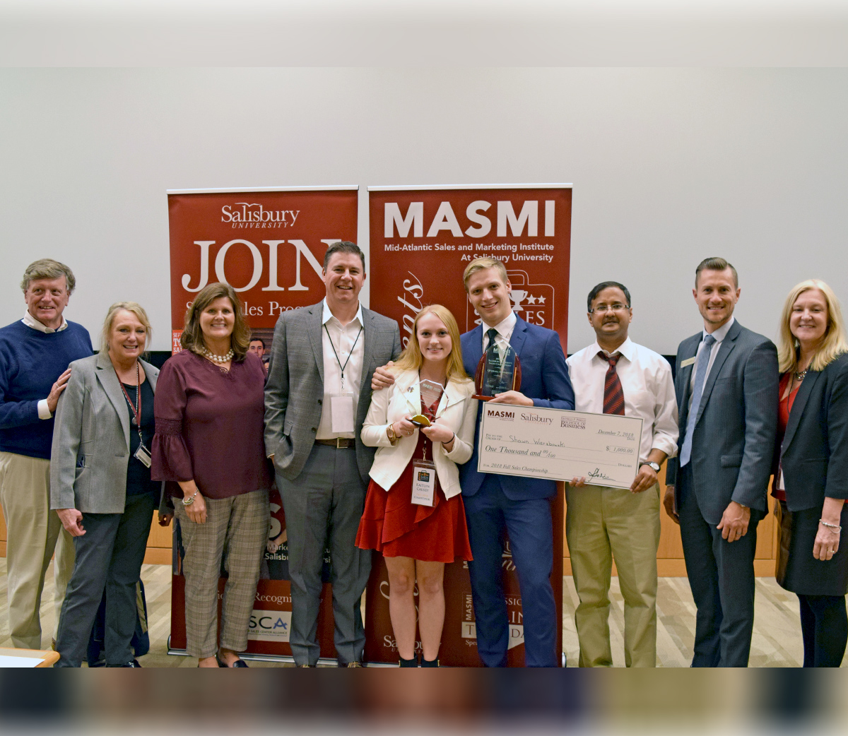 Fall 2018 MASMI Sales Championship Competition winners presentation